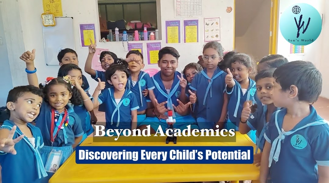 Children at Yen’s World School discovering their potential beyond academics