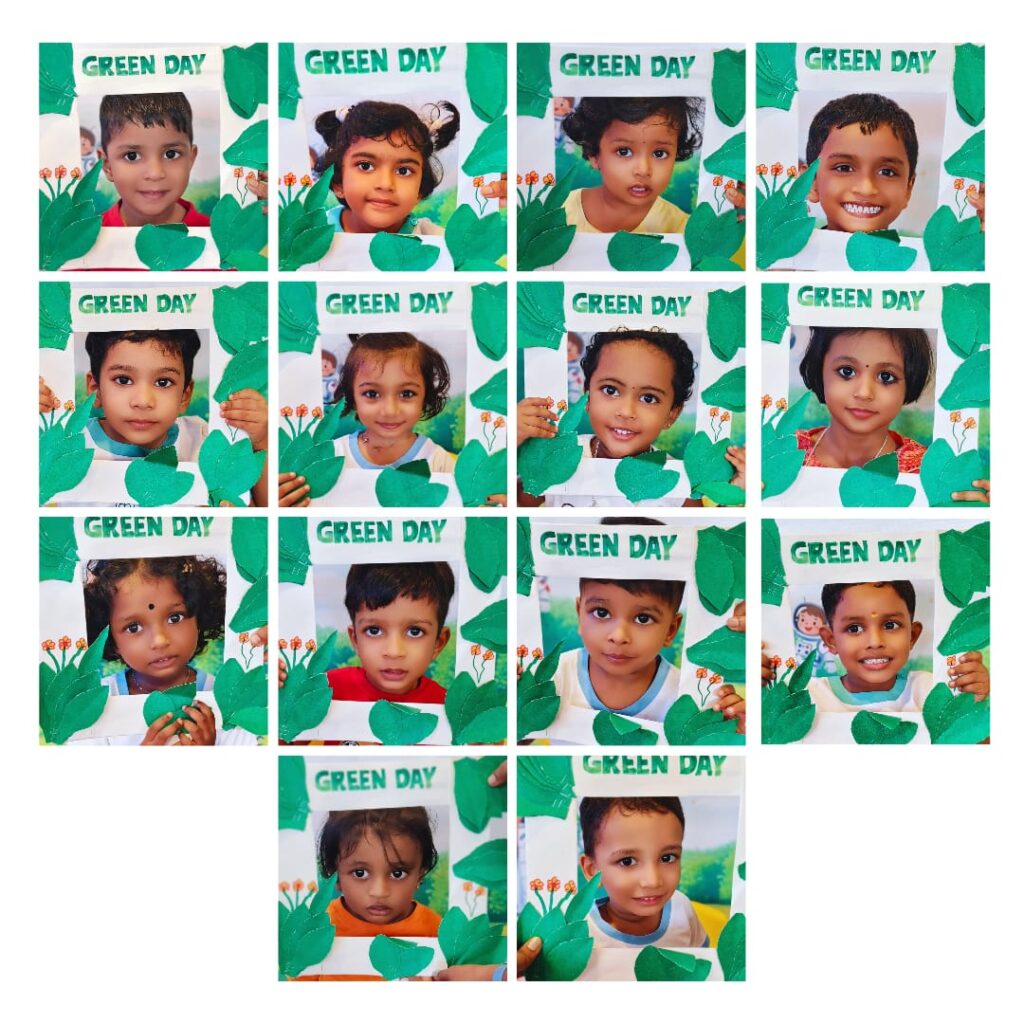 Yen’s World School children celebrating Green Day